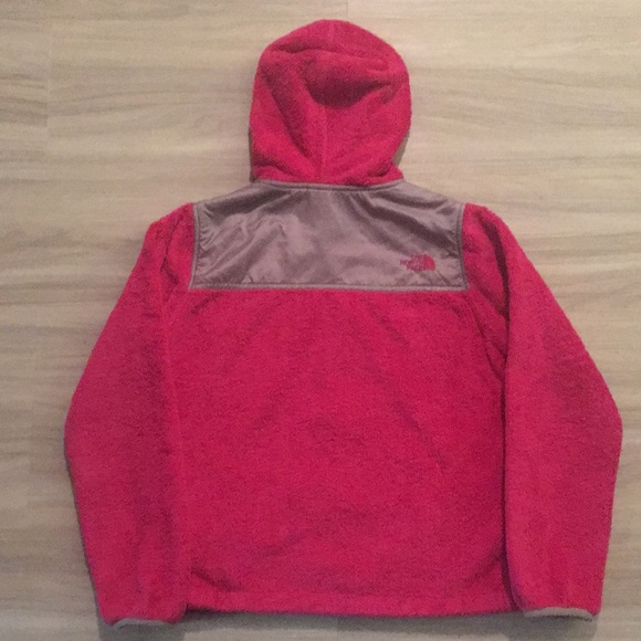 Girls The North Face Fleece Hoodie Jacket Large - Picture 4 of 5